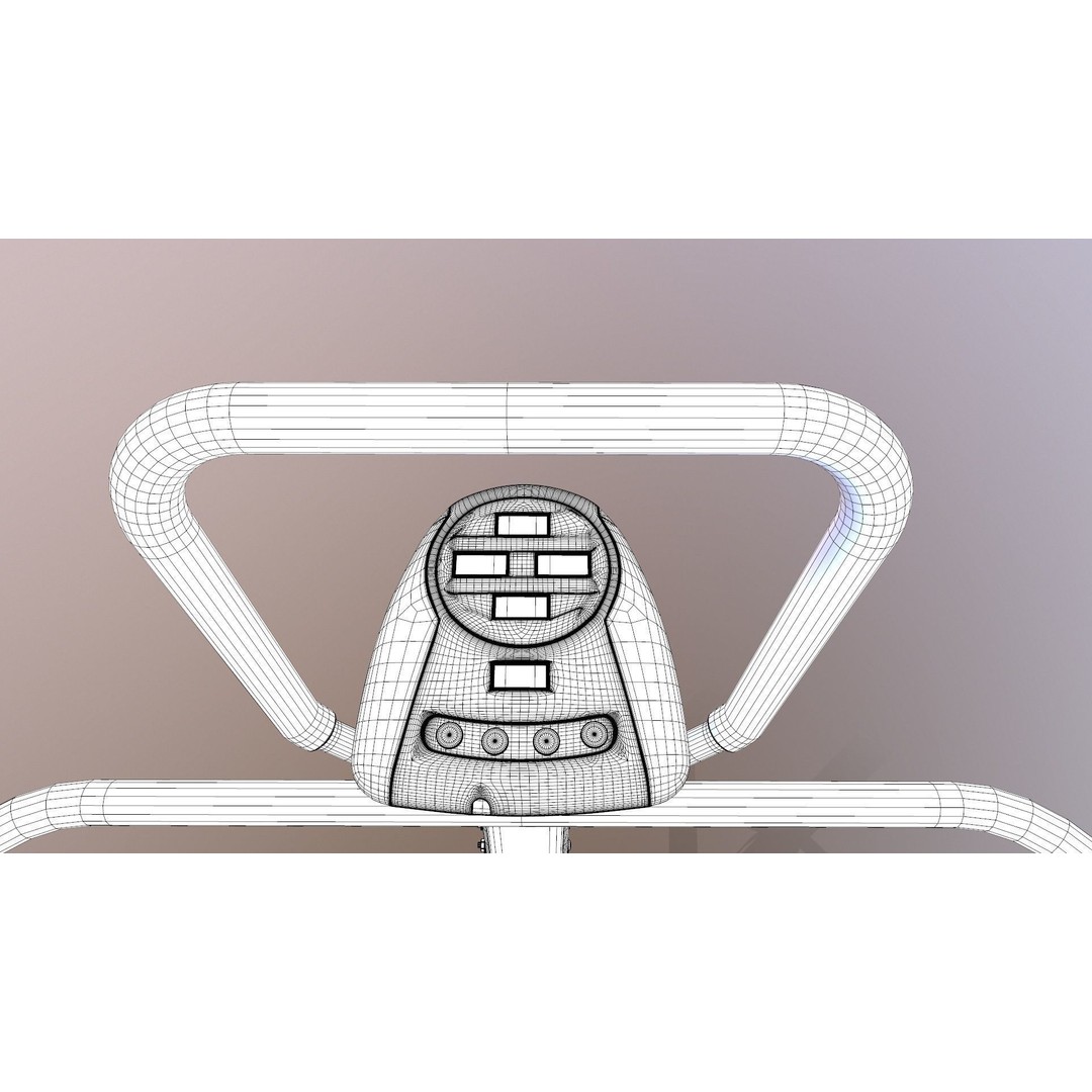 Treadmill 3D Model – Manual Multifunction Game-Ready Asset, FBX - View 18