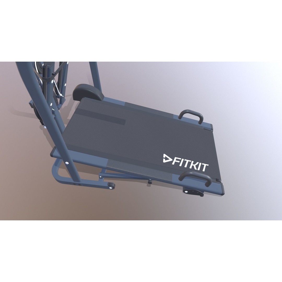 Treadmill 3D Model – Manual Multifunction Game-Ready Asset, FBX - View 4