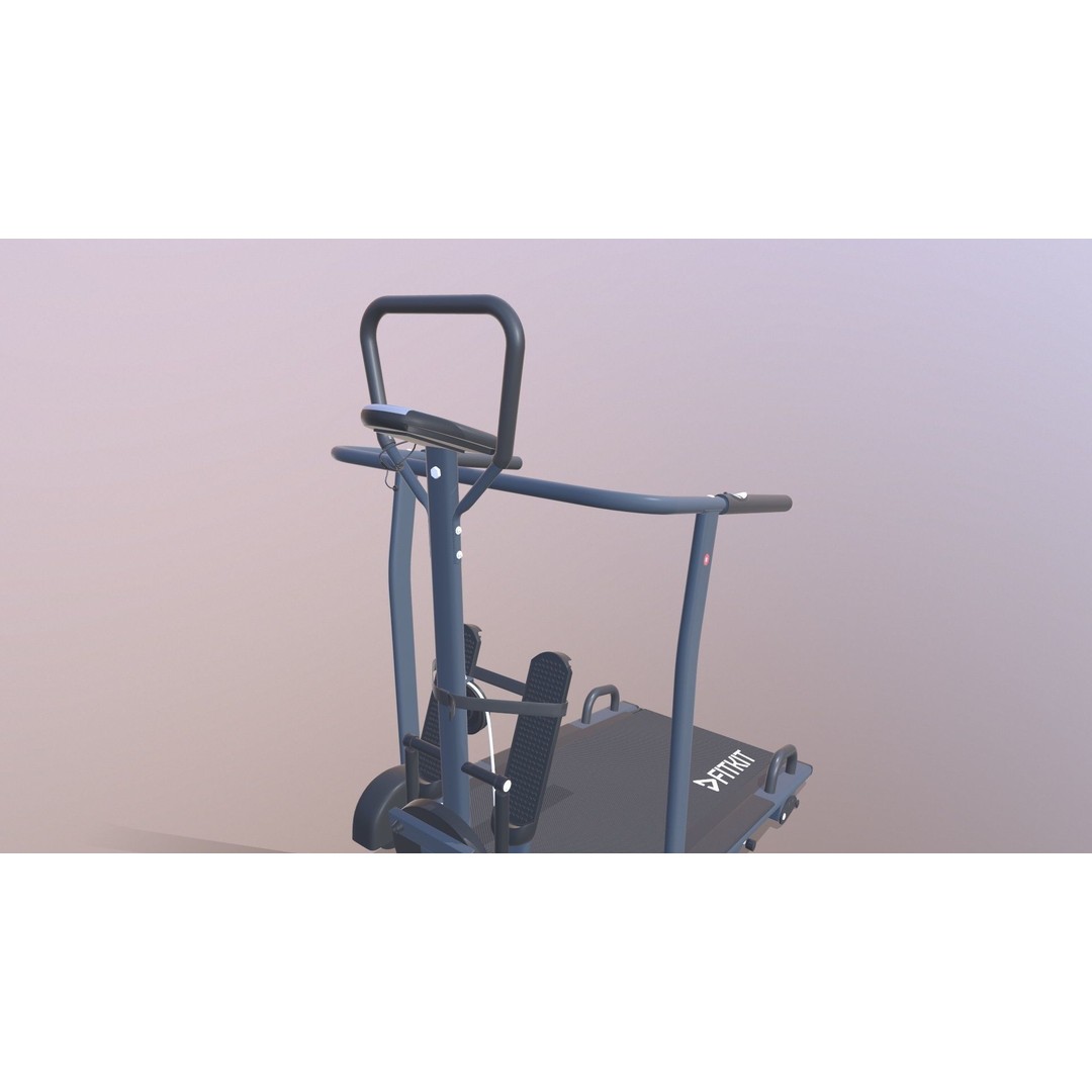 Treadmill 3D Model – Manual Multifunction Game-Ready Asset, FBX - View 6