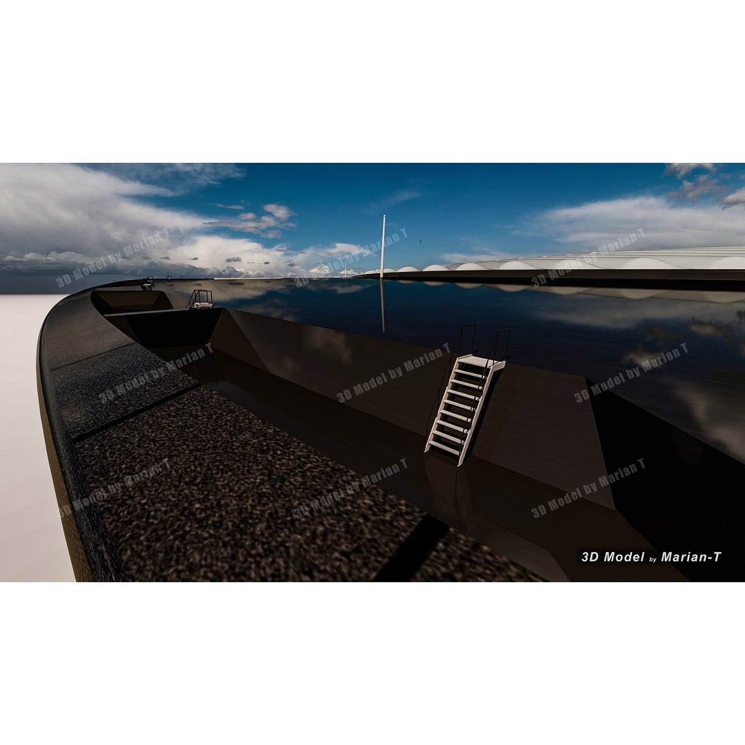 Allegiant Stadium 3D Model – Low Poly Game Asset, FBX, OBJ - View 36