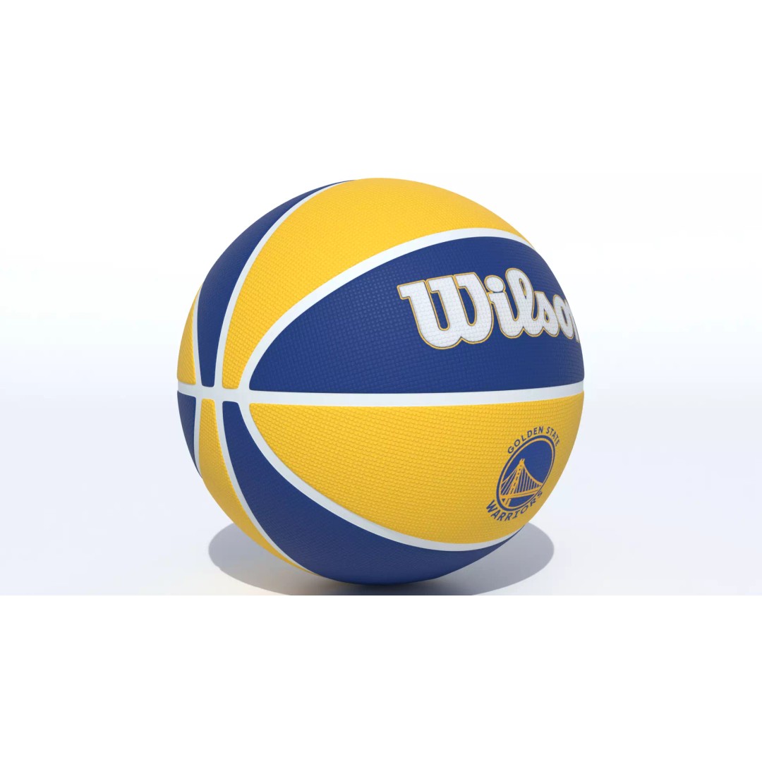 Wilson Golden State Warriors Basketball 3D Model – PBR Textured, Game Ready Formats - View 10