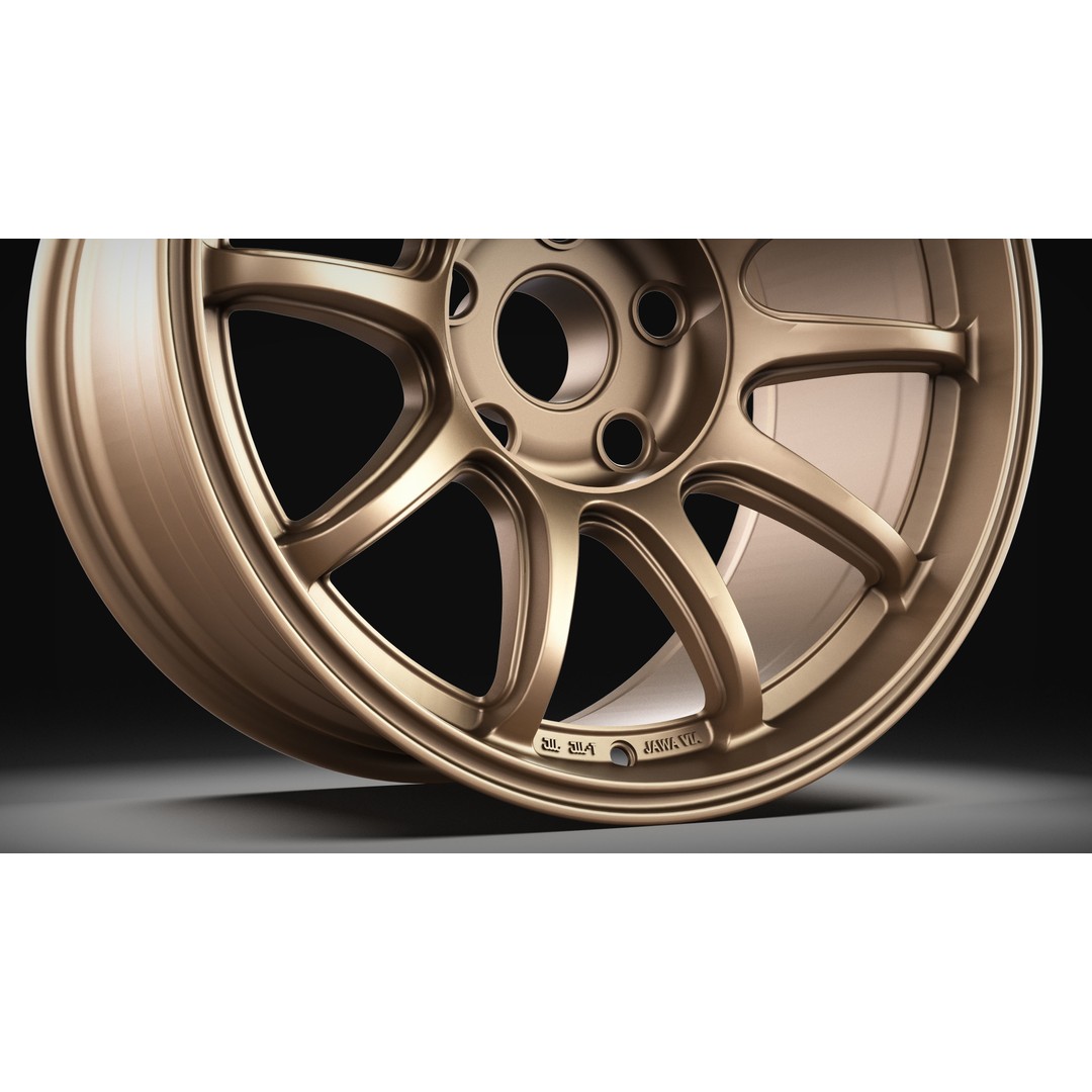 Wedssport TC105-X 3D Model – Flow Forged Vehicle Part, FBX, OBJ - View 15