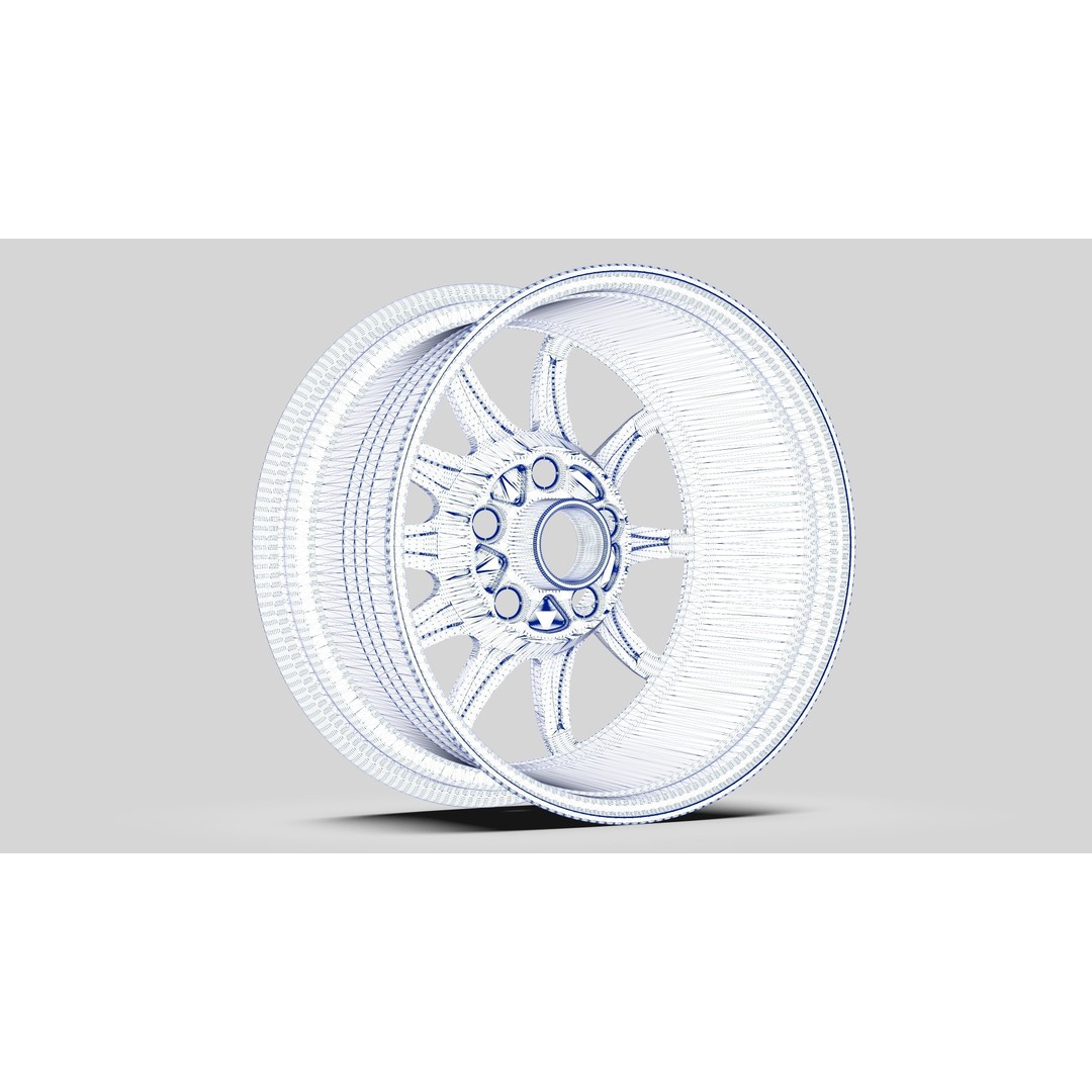 Wedssport TC105-X 3D Model – Flow Forged Vehicle Part, FBX, OBJ - View 20