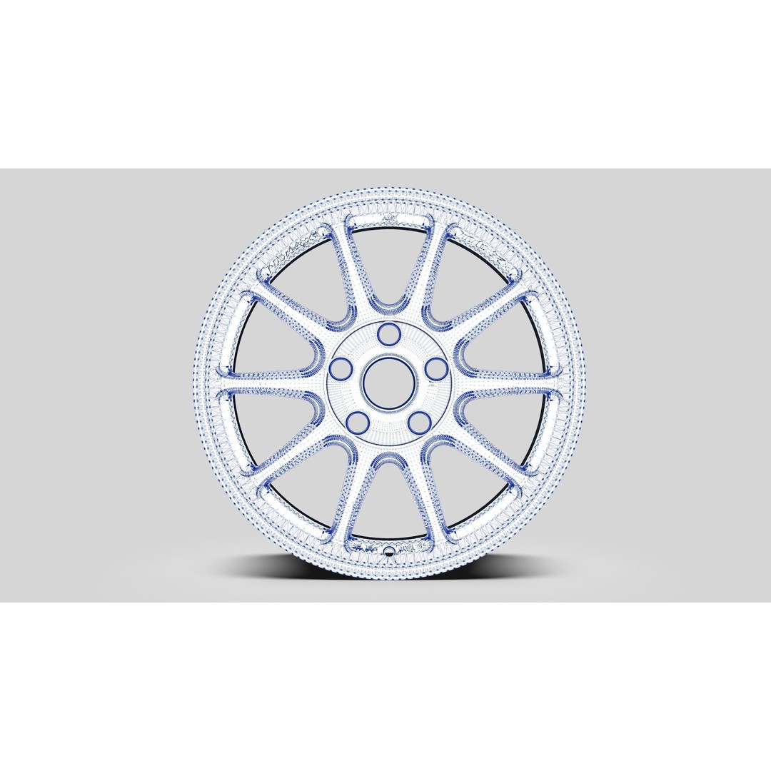 Wedssport TC105-X 3D Model – Flow Forged Vehicle Part, FBX, OBJ - View 22