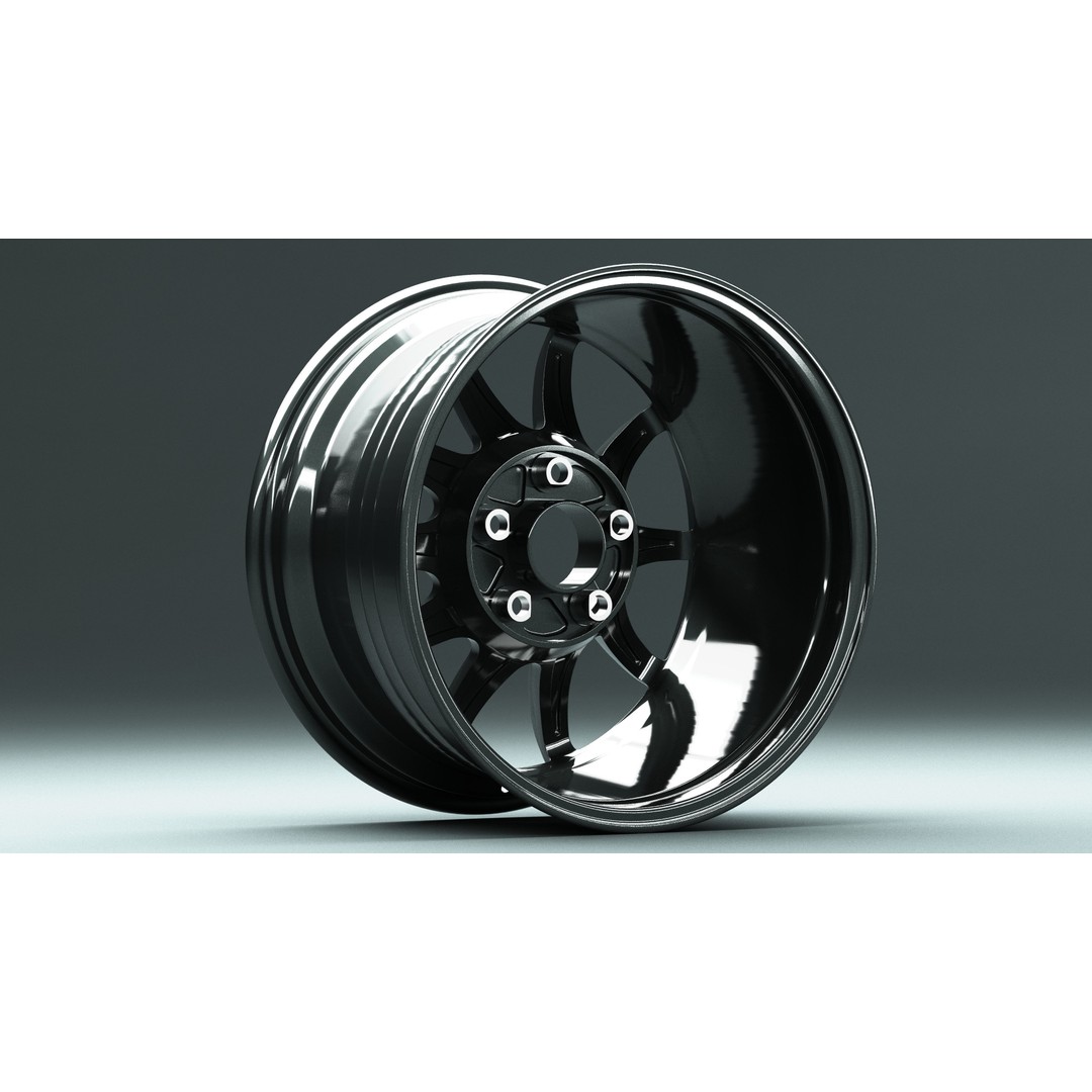 Wedssport TC105-X 3D Model – Flow Forged Vehicle Part, FBX, OBJ - View 4