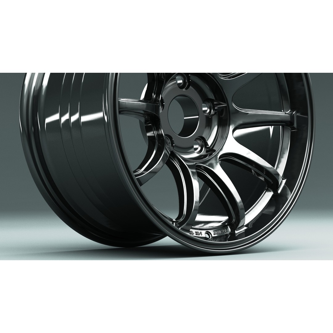 Wedssport TC105-X 3D Model – Flow Forged Vehicle Part, FBX, OBJ - View 6