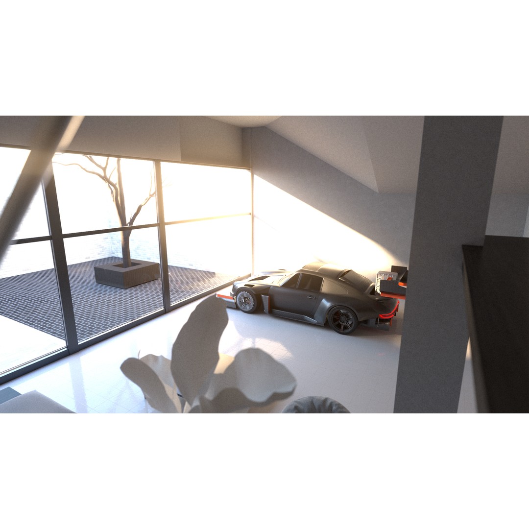 Porsche 911 3D Model – Pikes Peak Wide Body, Game Ready, FBX - View 11