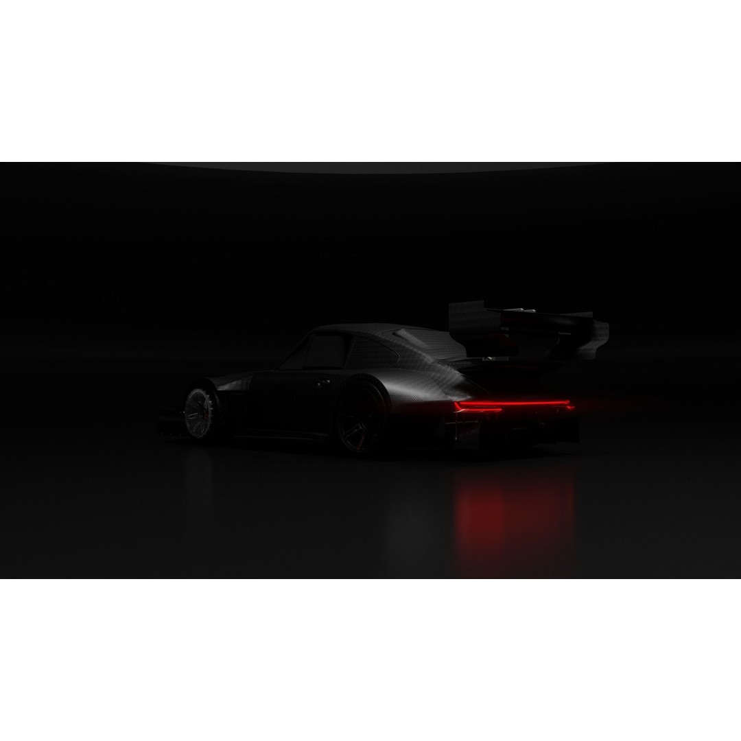 Porsche 911 3D Model – Pikes Peak Wide Body, Game Ready, FBX - View 15