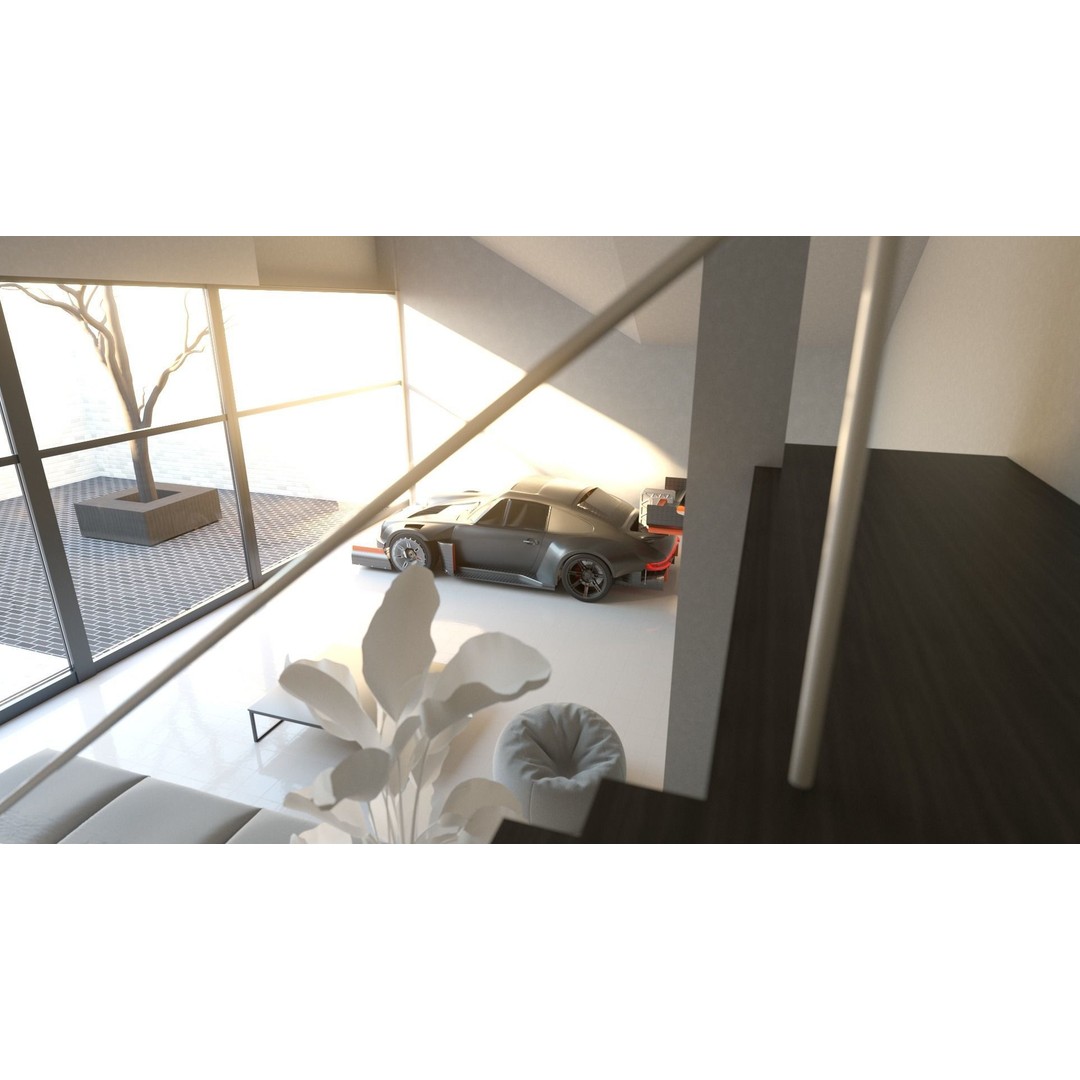 Porsche 911 3D Model – Pikes Peak Wide Body, Game Ready, FBX - View 19