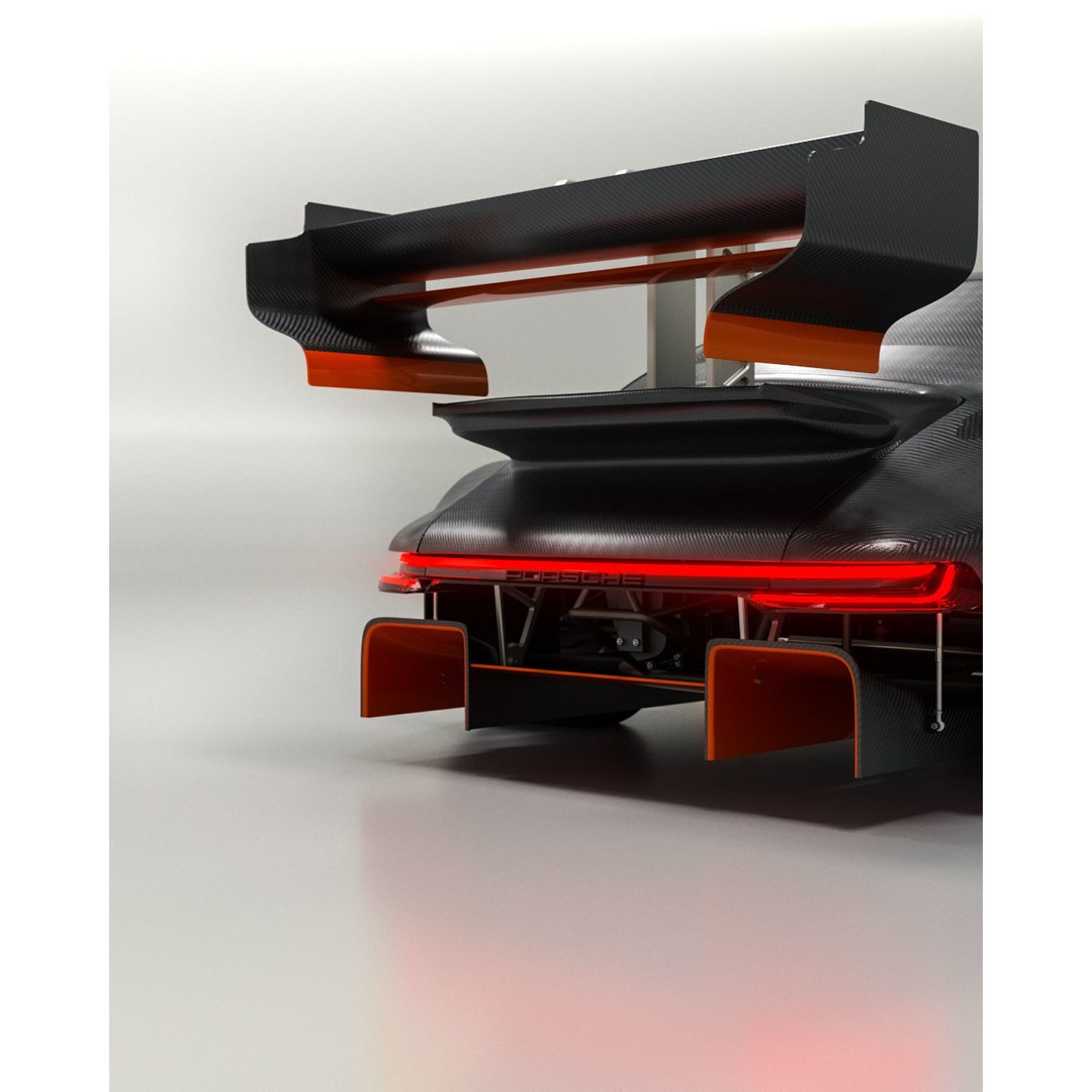 Porsche 911 3D Model – Pikes Peak Wide Body, Game Ready, FBX - View 20