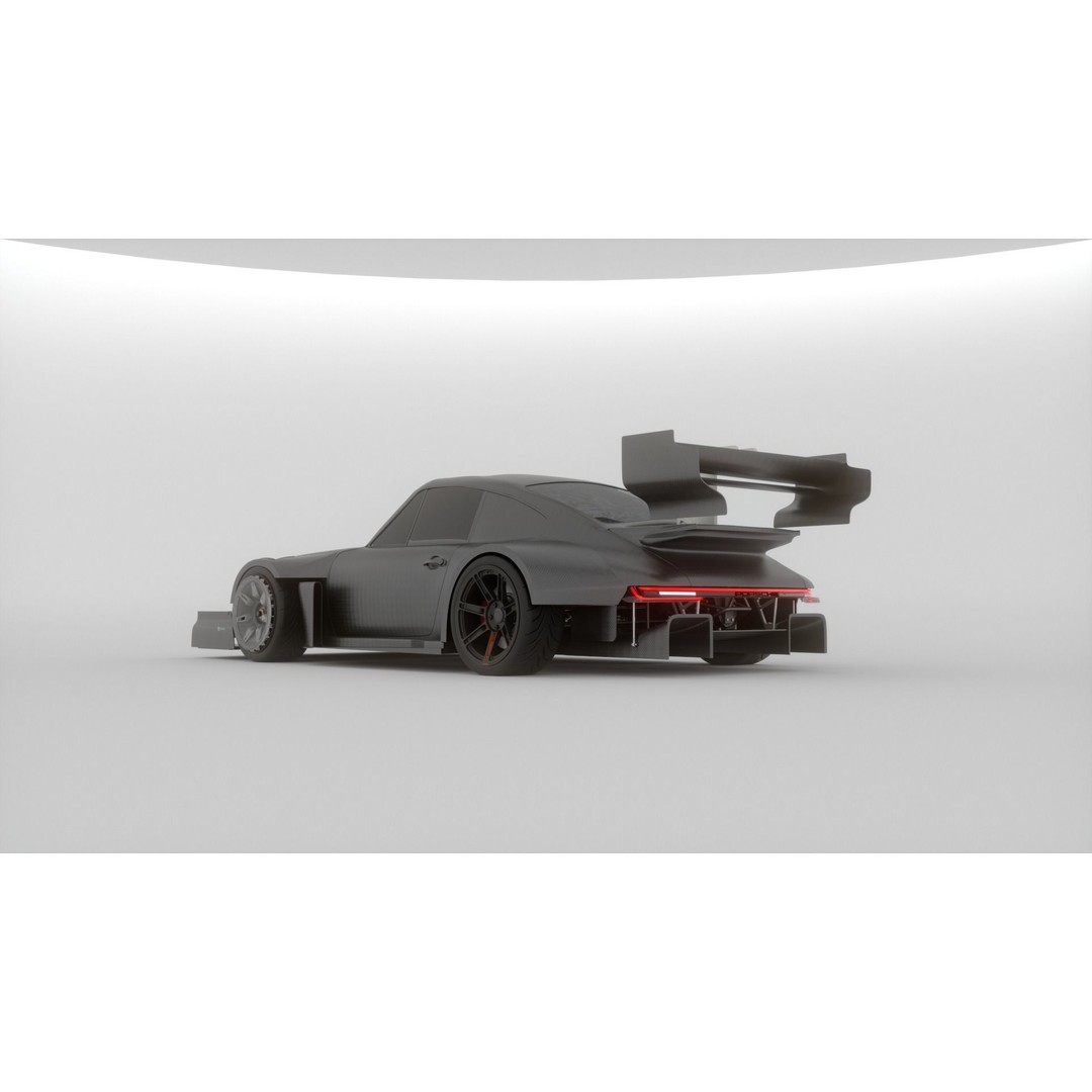 Porsche 911 3D Model – Pikes Peak Wide Body, Game Ready, FBX - View 21