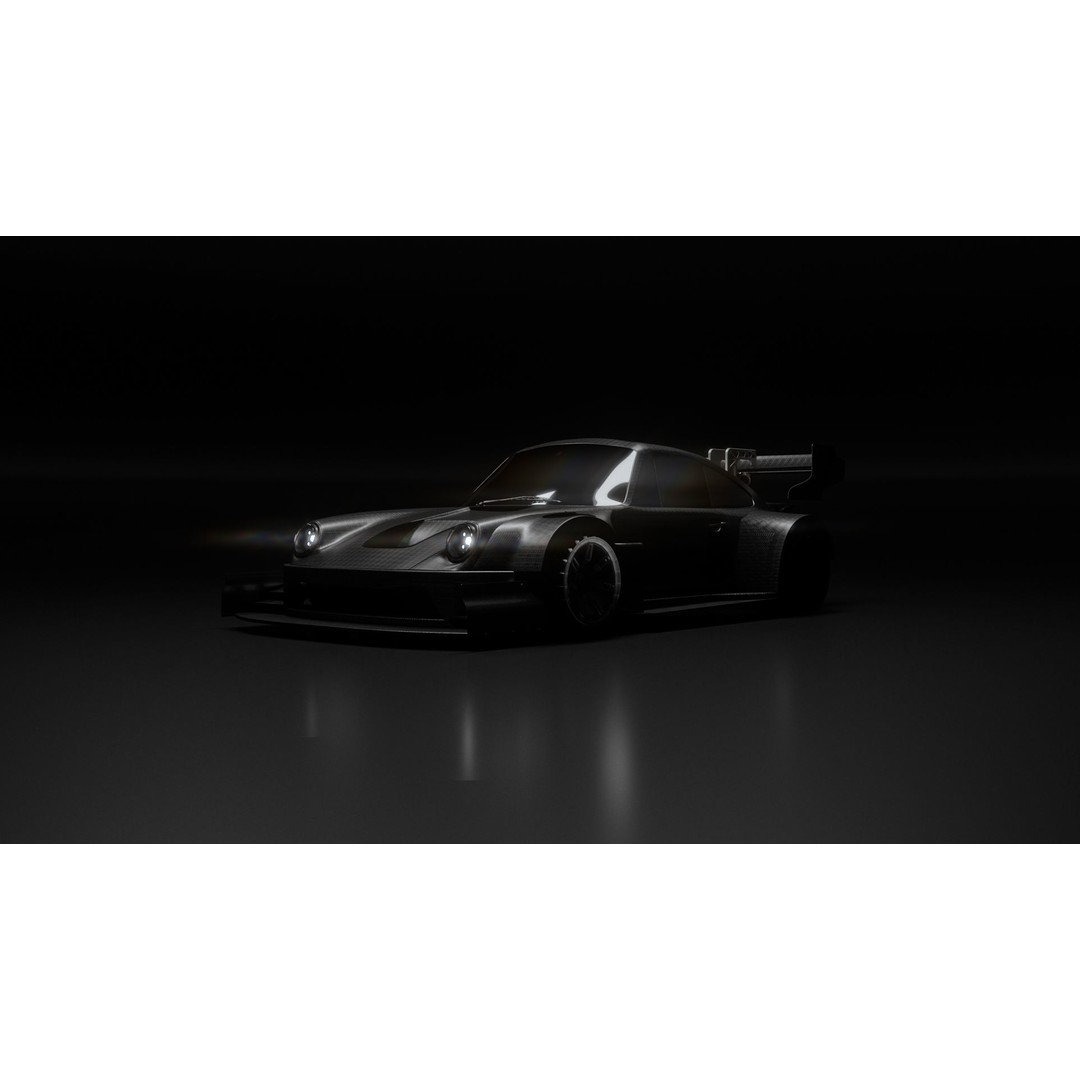 Porsche 911 3D Model – Pikes Peak Wide Body, Game Ready, FBX - View 23