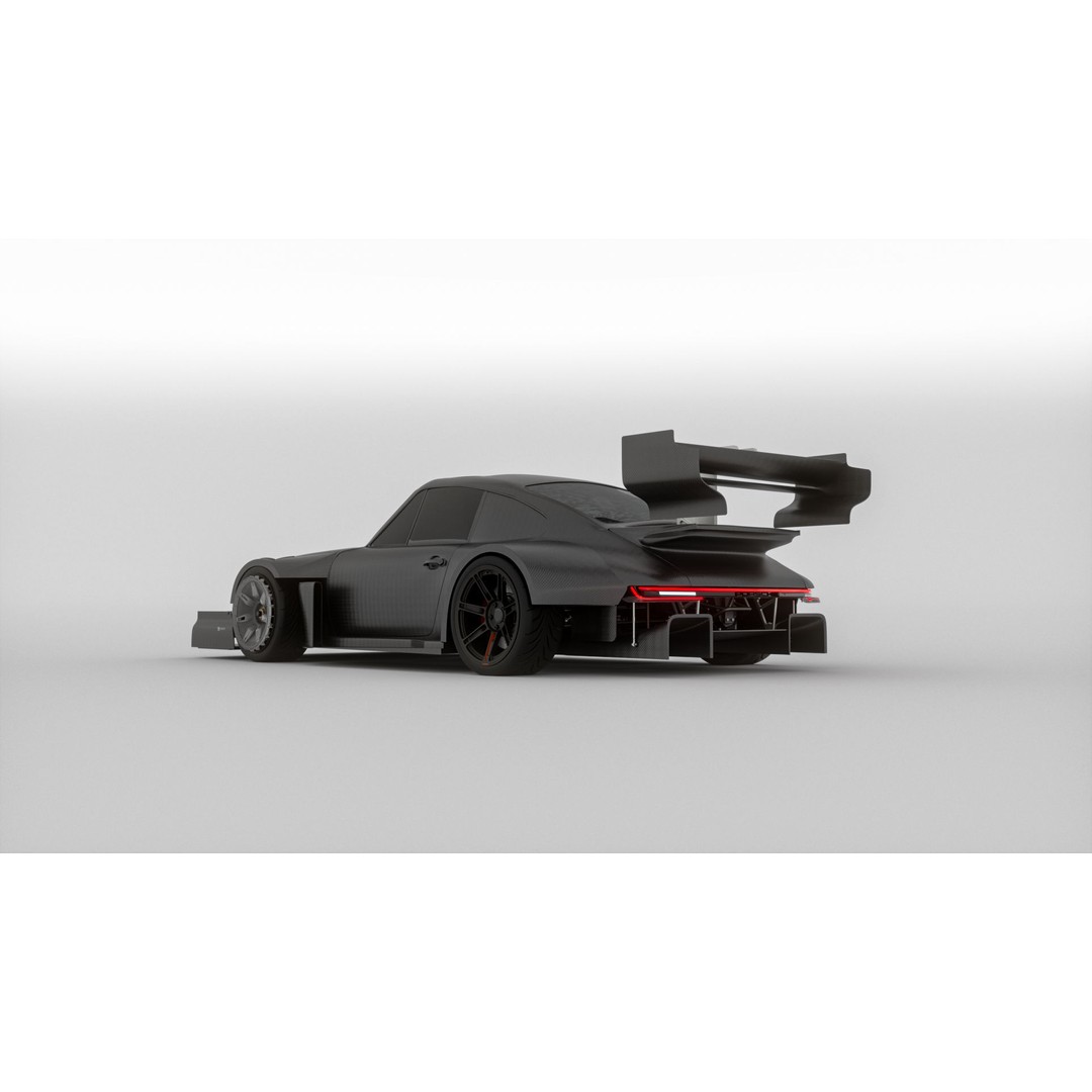 Porsche 911 3D Model – Pikes Peak Wide Body, Game Ready, FBX - View 25