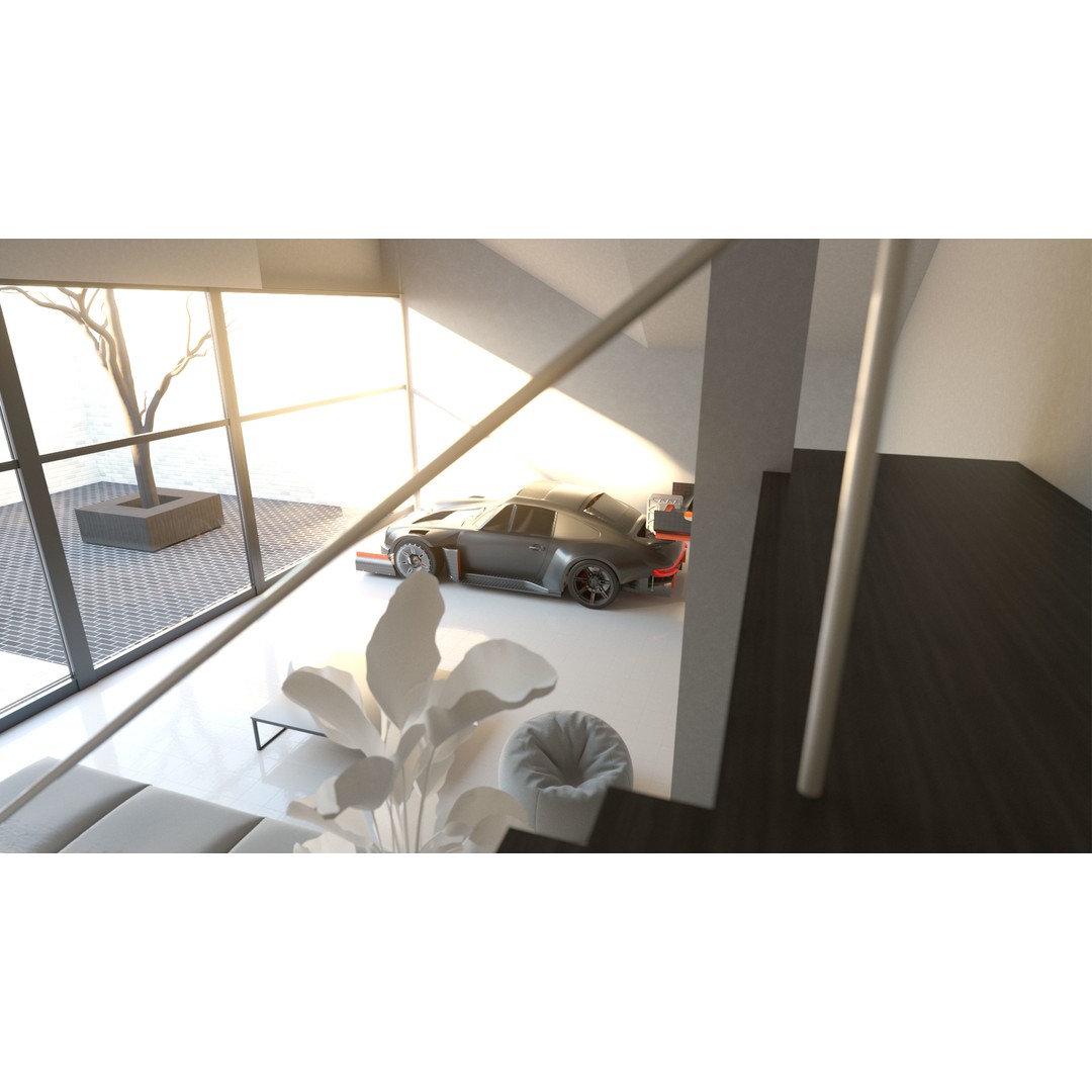 Porsche 911 3D Model – Pikes Peak Wide Body, Game Ready, FBX - View 28
