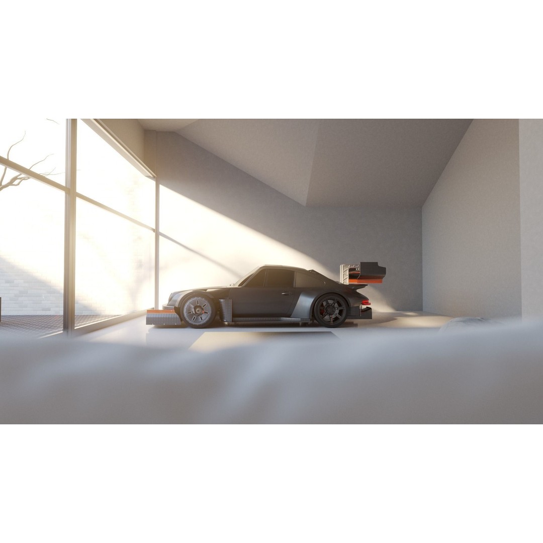 Porsche 911 3D Model – Pikes Peak Wide Body, Game Ready, FBX - View 4