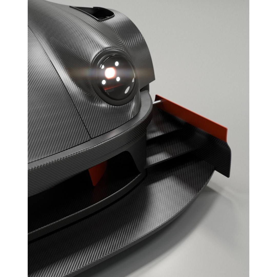 Porsche 911 3D Model – Pikes Peak Wide Body, Game Ready, FBX - View 5