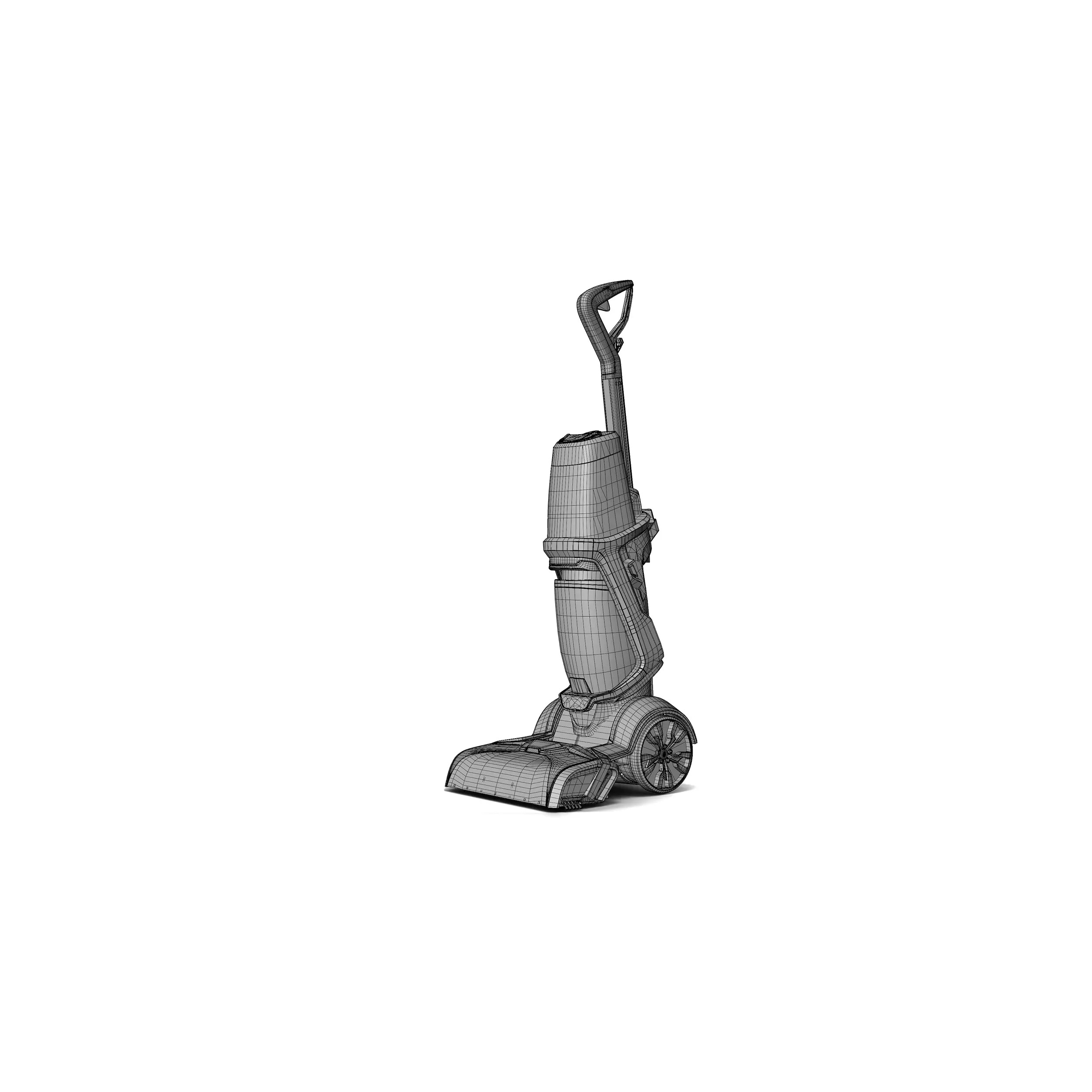 Realistic Upright Vacuum Cleaner - Game-Ready 3D Model - View 7