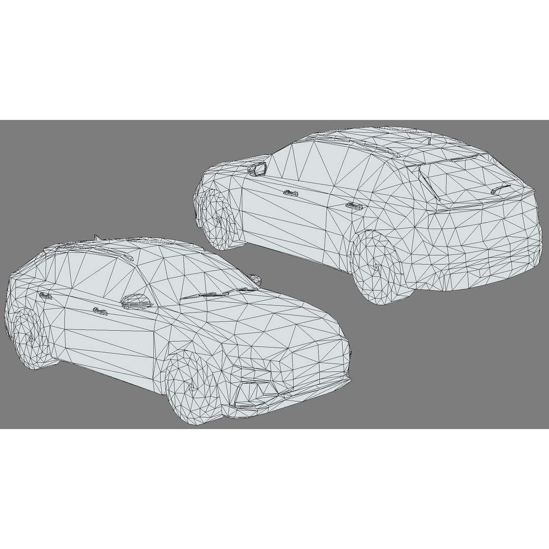 Audi Q8 3D Model – Low Poly Game Asset, FBX & OBJ Formats
