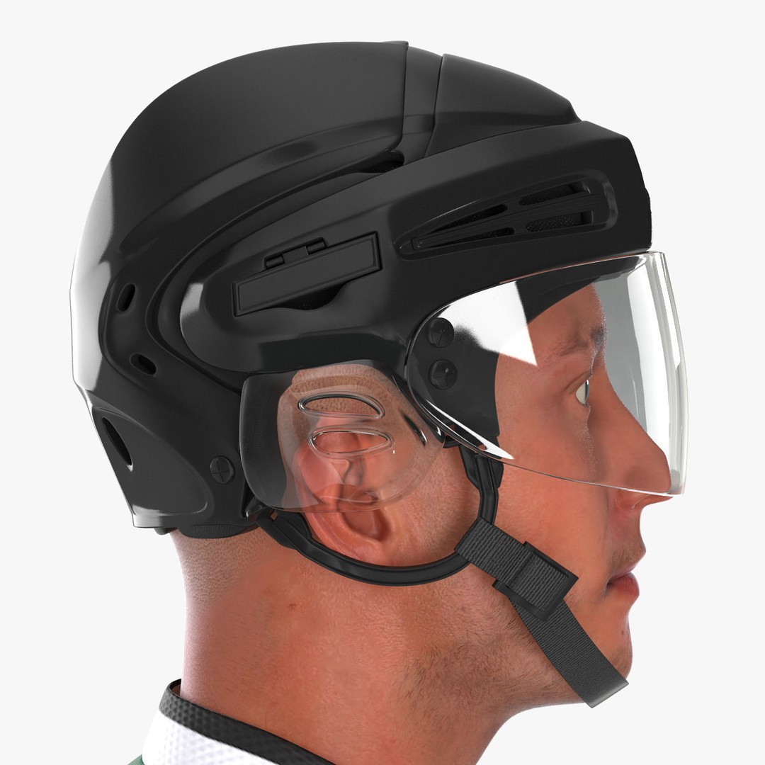 Hockey Player 3D Model – High Quality Rigged Character, FBX, OBJ - View 35