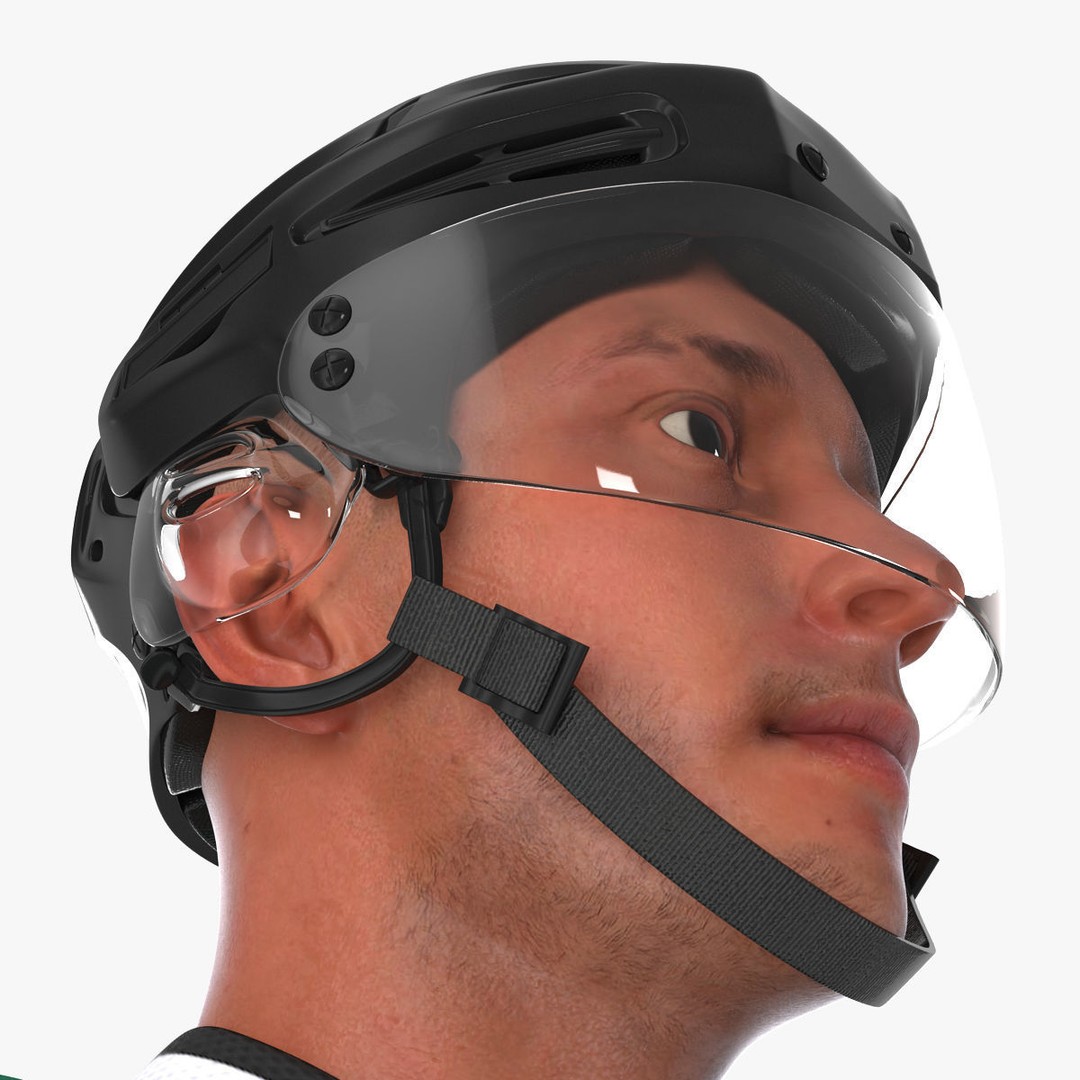 Hockey Player 3D Model – High Quality Rigged Character, FBX, OBJ - View 37