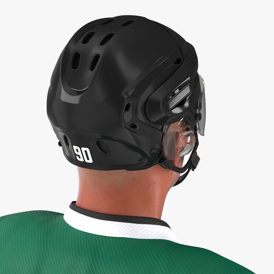 Hockey Player 3D Model – High Quality Rigged Character, FBX, OBJ - View 41