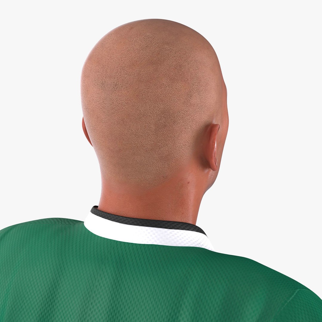 Hockey Player 3D Model – High Quality Rigged Character, FBX, OBJ - View 42