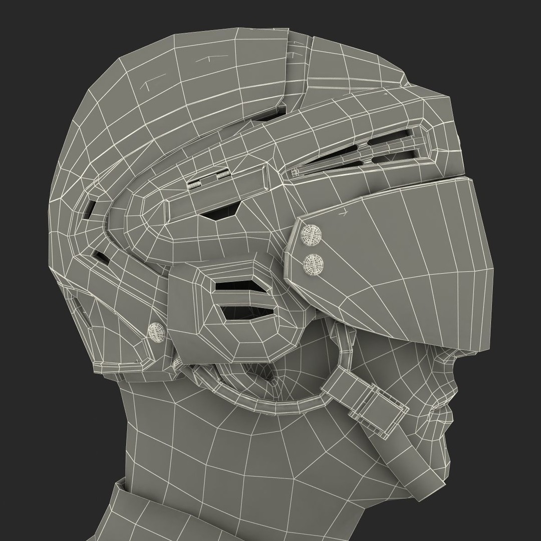Hockey Player 3D Model – High Quality Rigged Character, FBX, OBJ - View 64
