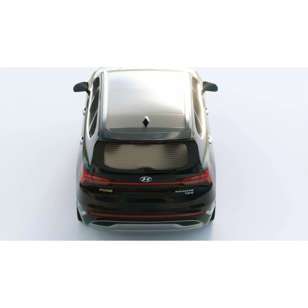 Hyundai Santafe 2021 3D Model – High Poly SUV with Interior Features - View 11