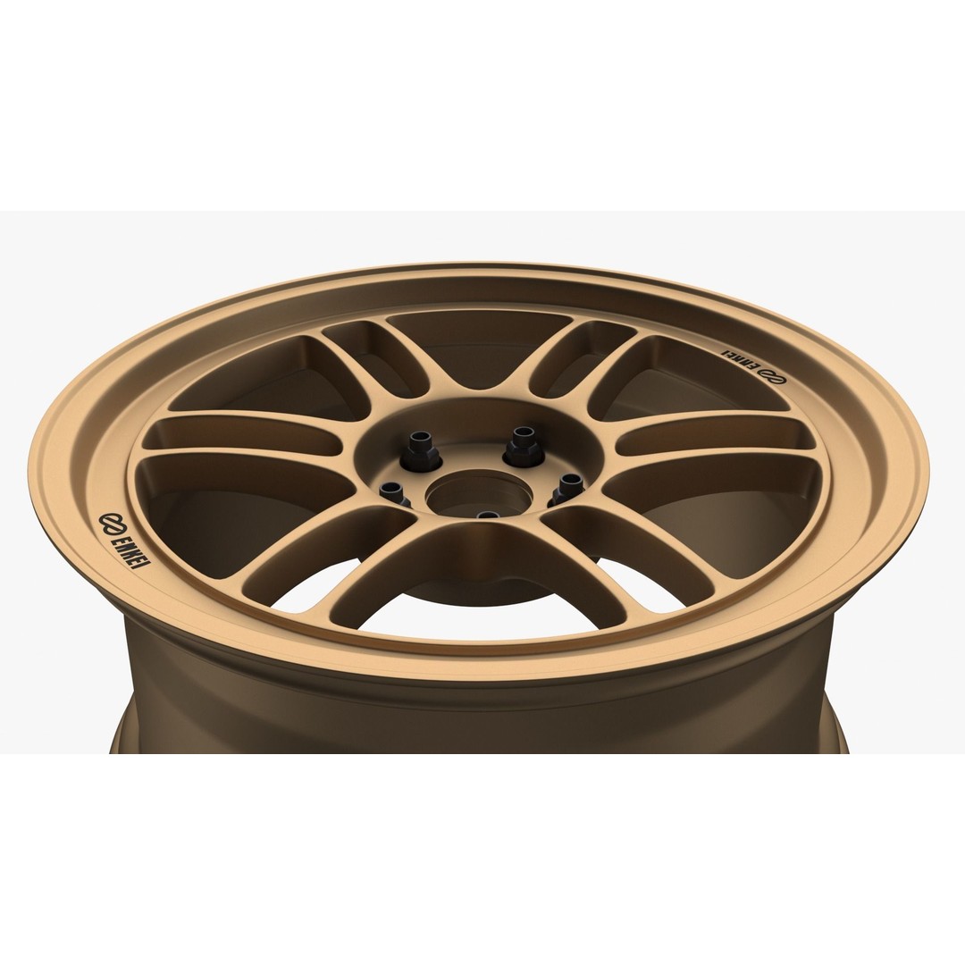 Enkei RPF1 Wheel Rim 3D Model – High Poly Vehicle Part, FBX, OBJ - View 10