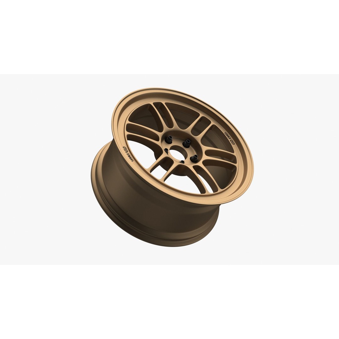 Enkei RPF1 Wheel Rim 3D Model – High Poly Vehicle Part, FBX, OBJ - View 11