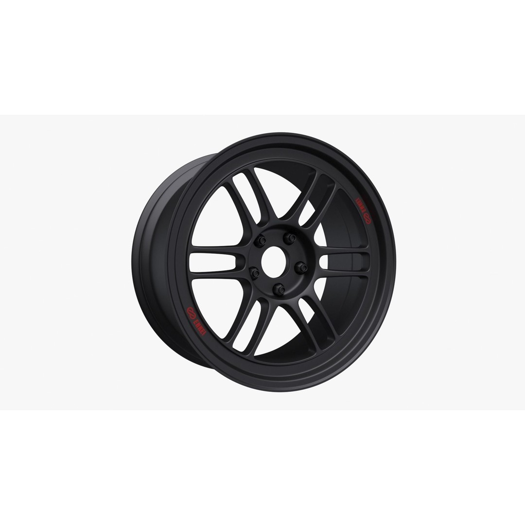 Enkei RPF1 Wheel Rim 3D Model – High Poly Vehicle Part, FBX, OBJ - View 13
