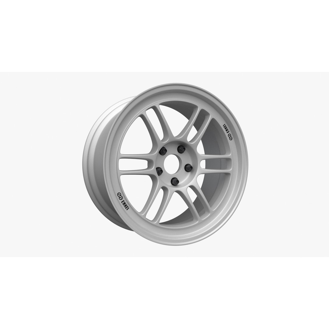 Enkei RPF1 Wheel Rim 3D Model – High Poly Vehicle Part, FBX, OBJ - View 15