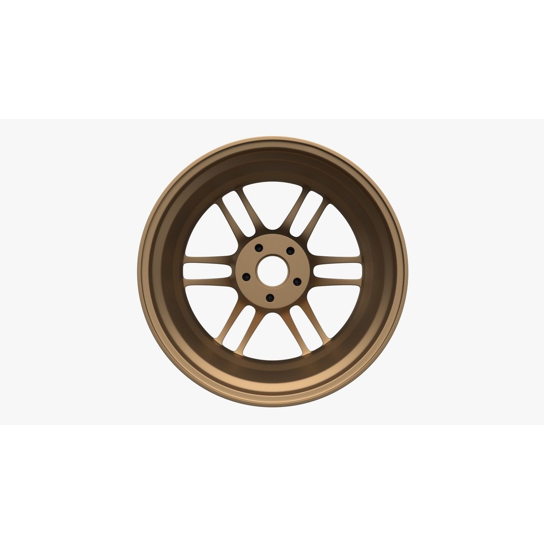 Enkei RPF1 Wheel Rim 3D Model – High Poly Vehicle Part, FBX, OBJ - View 5
