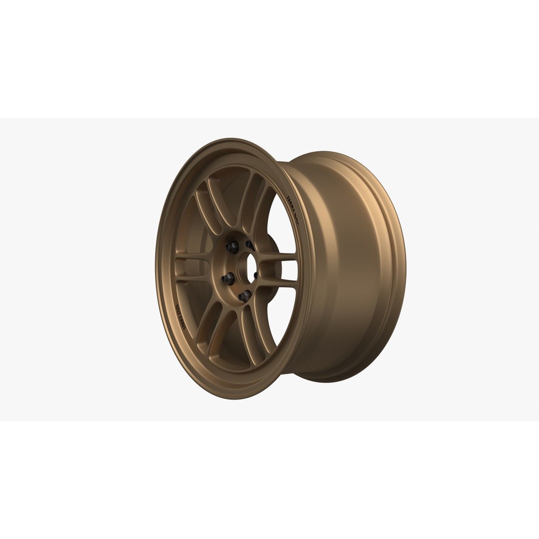 Enkei RPF1 Wheel Rim 3D Model – High Poly Vehicle Part, FBX, OBJ - View 6