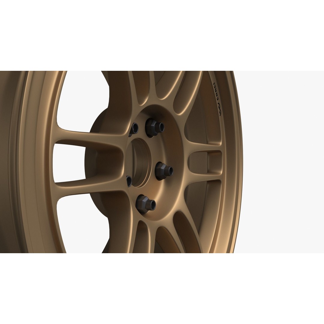 Enkei RPF1 Wheel Rim 3D Model – High Poly Vehicle Part, FBX, OBJ - View 8