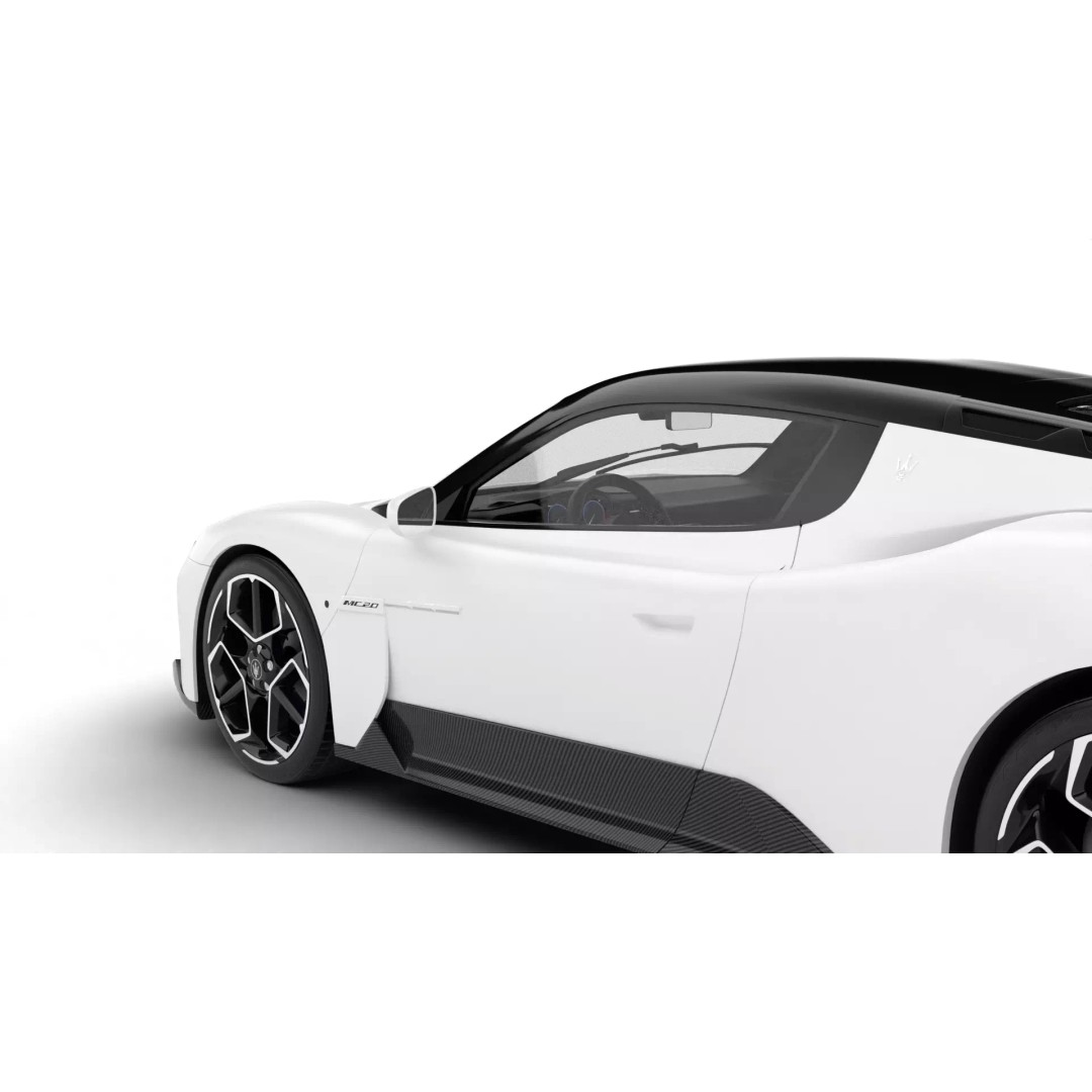 Maserati MC20 3D Model – High Poly Rigged Supercar, FBX, OBJ, Blender - View 19