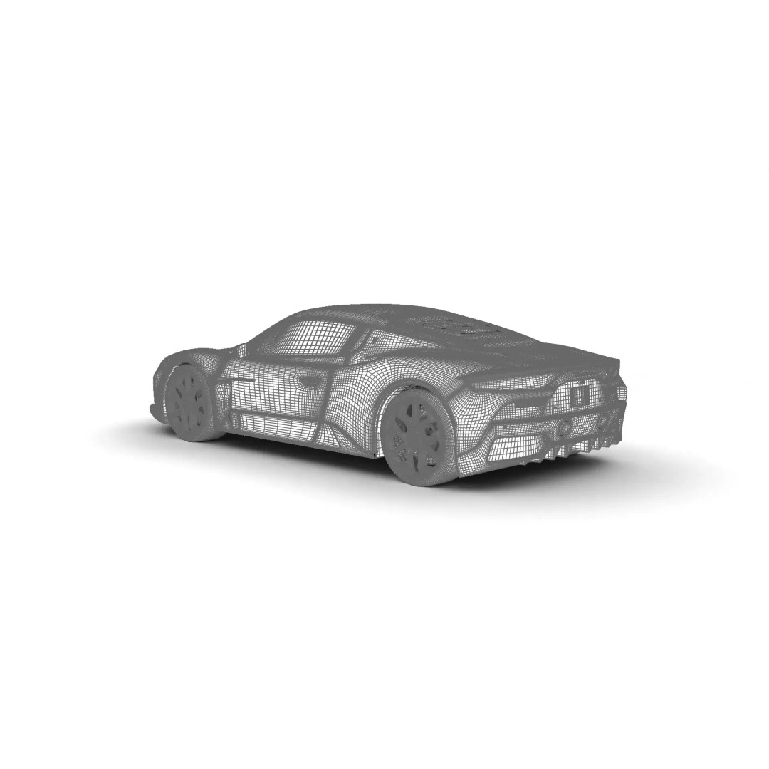 Maserati MC20 3D Model – High Poly Rigged Supercar, FBX, OBJ, Blender - View 30