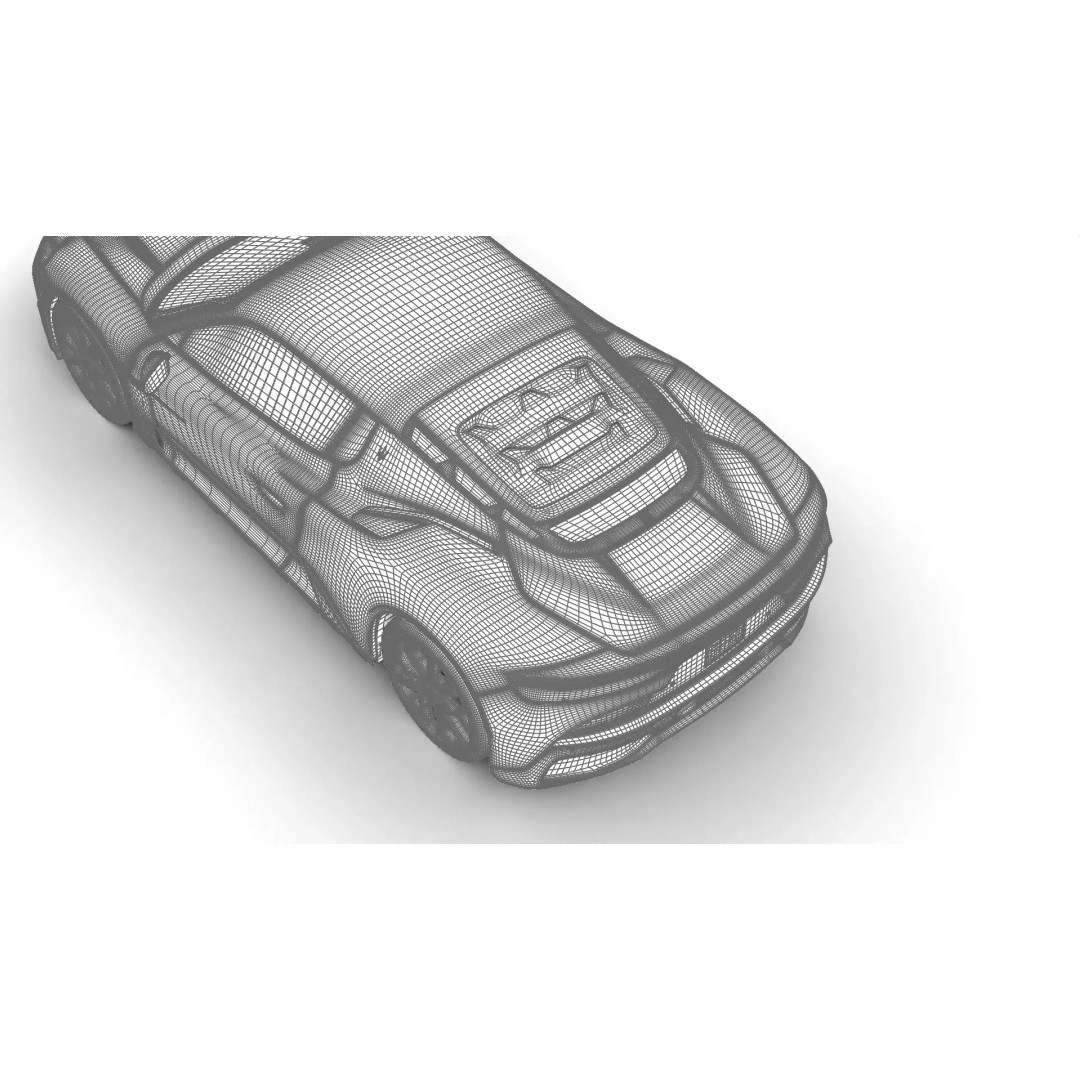 Maserati MC20 3D Model – High Poly Rigged Supercar, FBX, OBJ, Blender - View 38