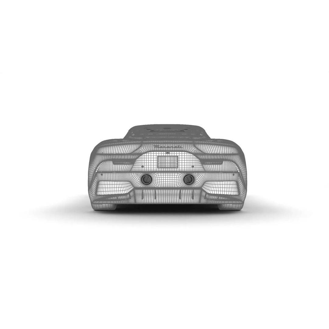 Maserati MC20 3D Model – High Poly Rigged Supercar, FBX, OBJ, Blender - View 40