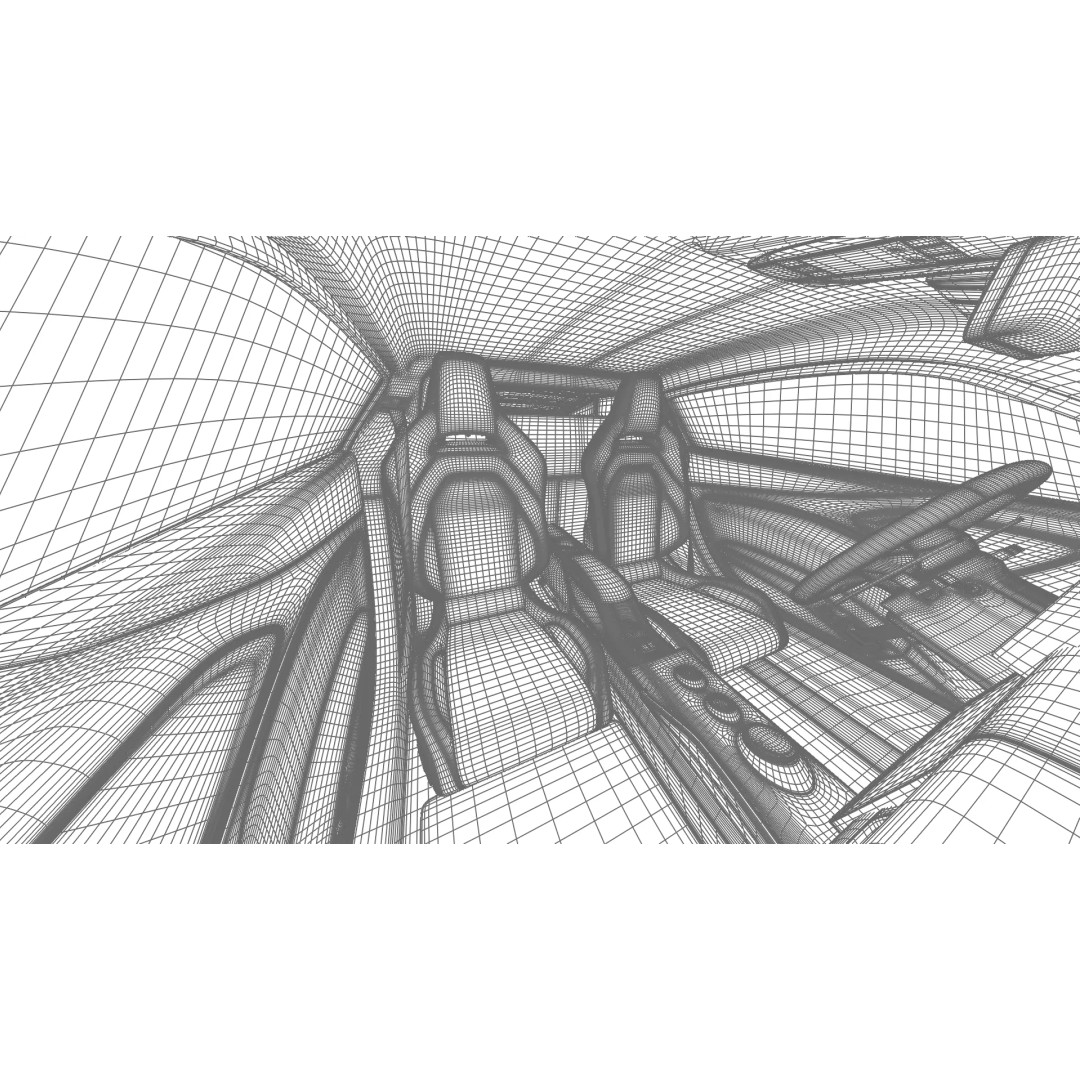 Maserati MC20 3D Model – High Poly Rigged Supercar, FBX, OBJ, Blender - View 49