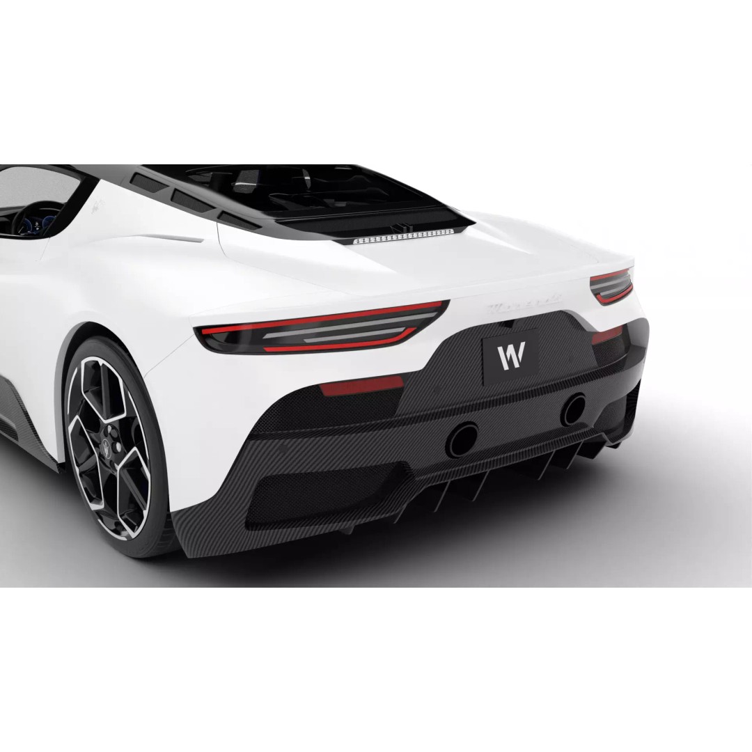 Maserati MC20 3D Model – High Poly Rigged Supercar, FBX, OBJ, Blender - View 7
