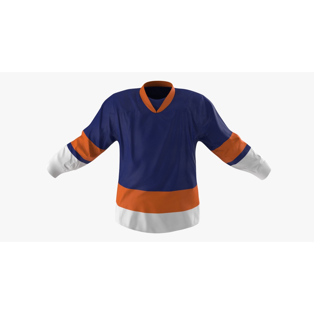 Hockey Player 3D Model – High Poly Rigged Character, FBX, OBJ - View 15
