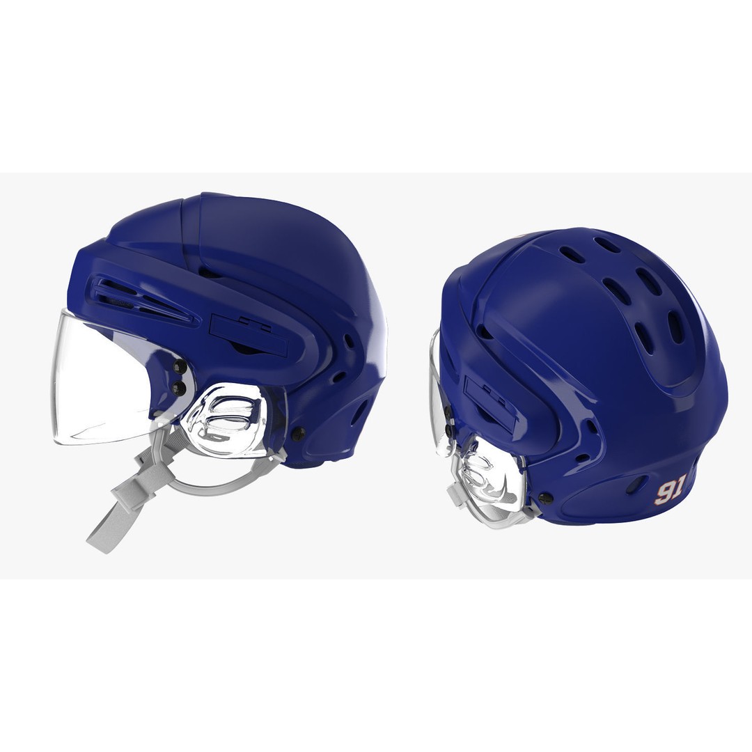 Hockey Player 3D Model – High Poly Rigged Character, FBX, OBJ - View 24
