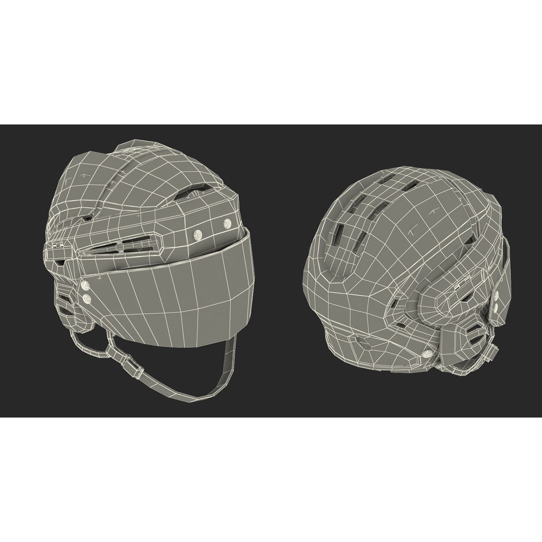 Hockey Player 3D Model – High Poly Rigged Character, FBX, OBJ - View 47