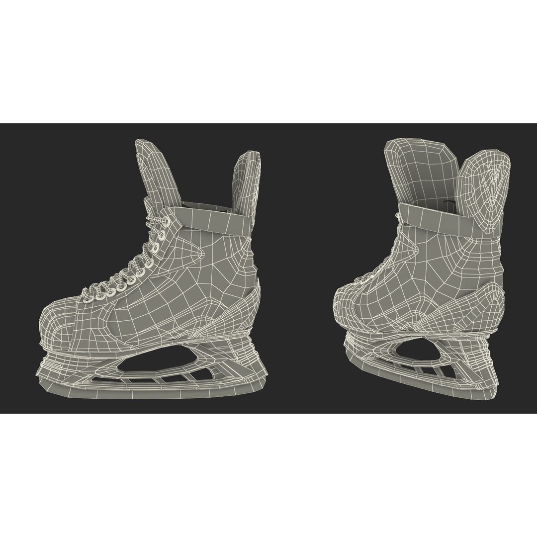 Hockey Player 3D Model – High Poly Rigged Character, FBX, OBJ - View 48