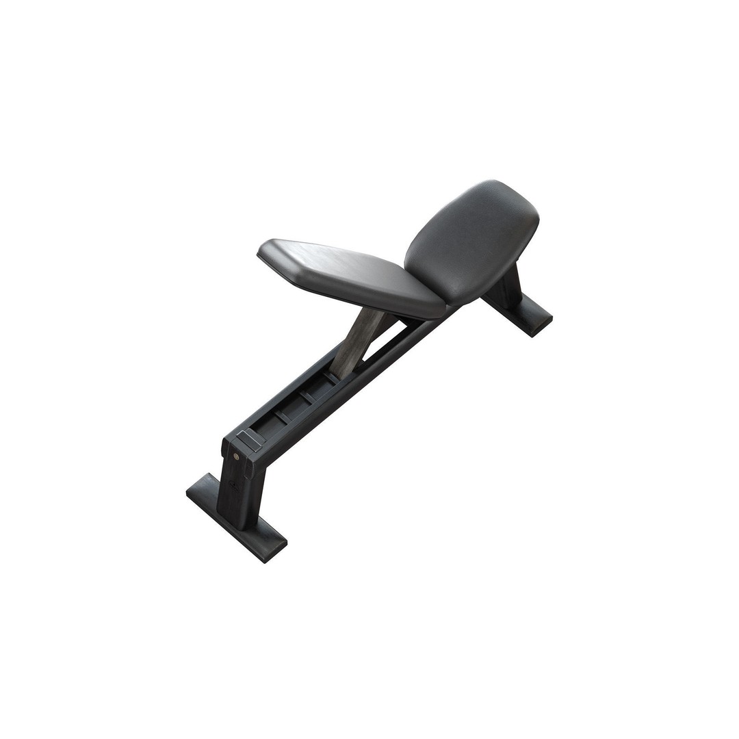 NOHrD Black Dumbbells 3D Model – High Poly Fitness Equipment, FBX, OBJ - View 8