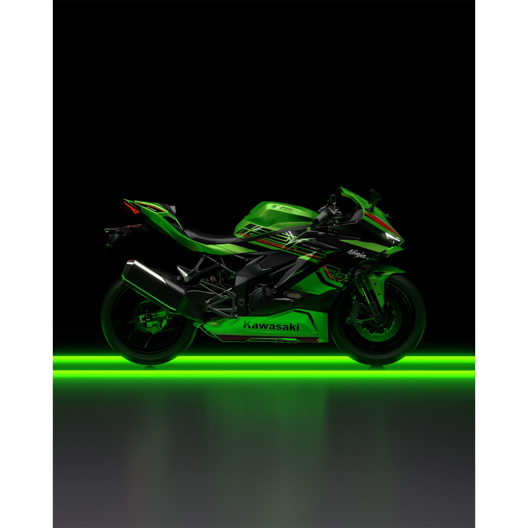 Kawasaki Ninja ZX 25 400 RR 3D Model – High Poly Motorcycle Asset, FBX - View 19