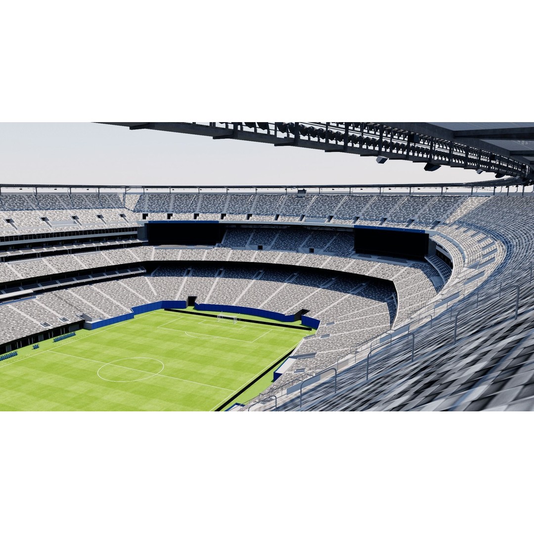 MetLife Stadium 3D Model – High Poly Sports Arena, FBX, OBJ, PBR - View 11