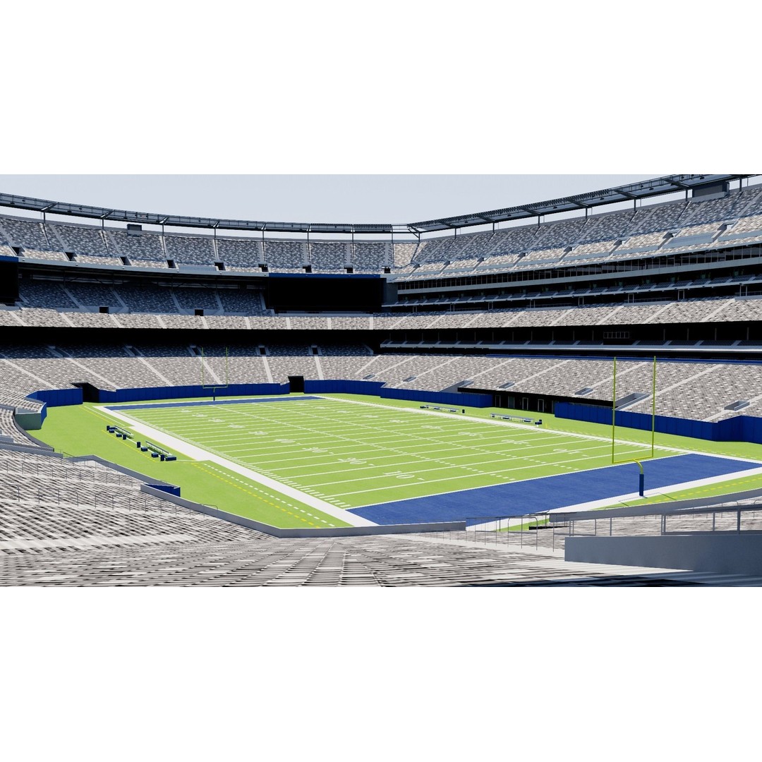 MetLife Stadium 3D Model – High Poly Sports Arena, FBX, OBJ, PBR - View 6