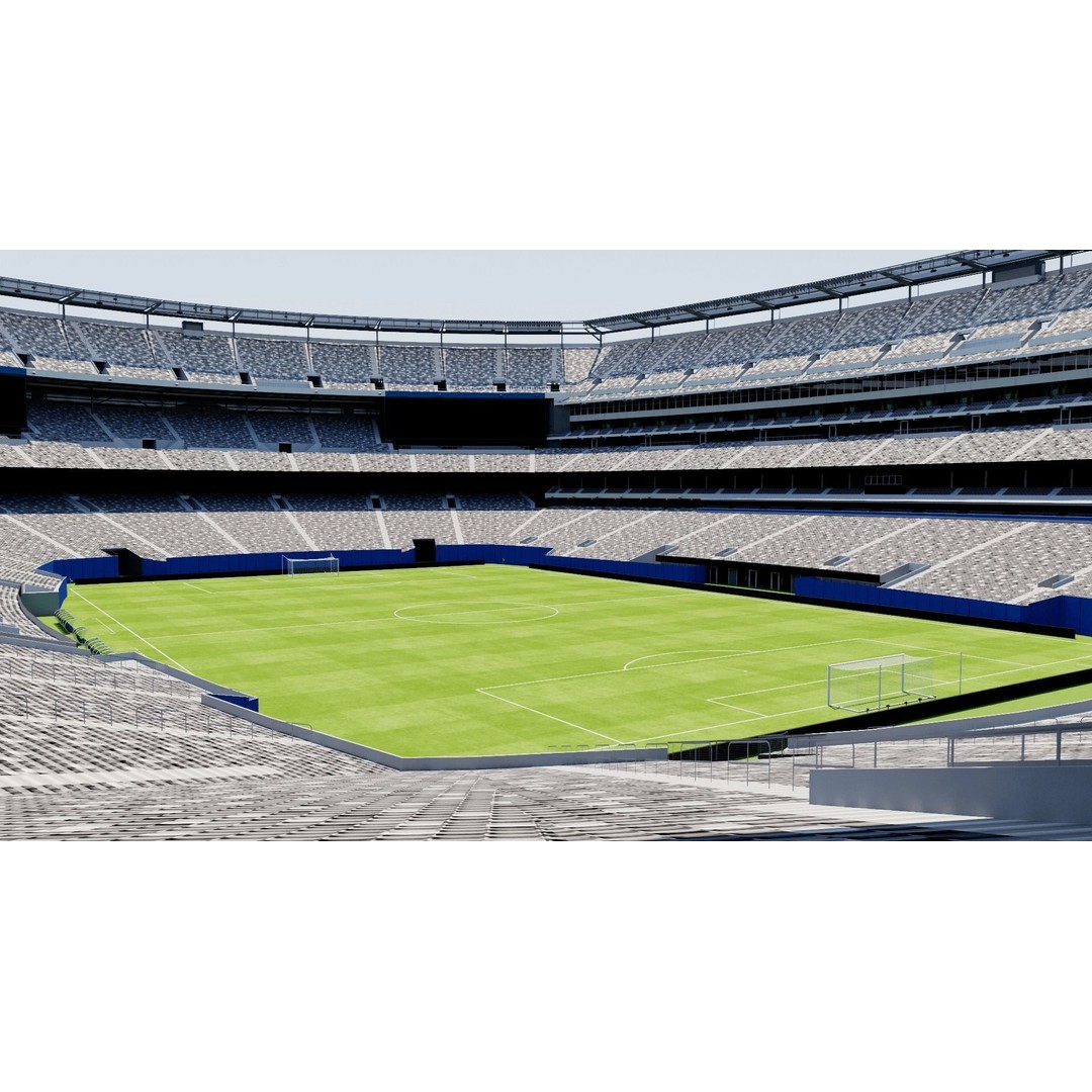 MetLife Stadium 3D Model – High Poly Sports Arena, FBX, OBJ, PBR - View 7
